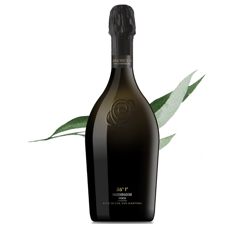 Andreola - 26 I Rive di Col San Martino Valdobbiadene Prosecco Superiore DOCG Brut Nature Magnum (1.5 l)