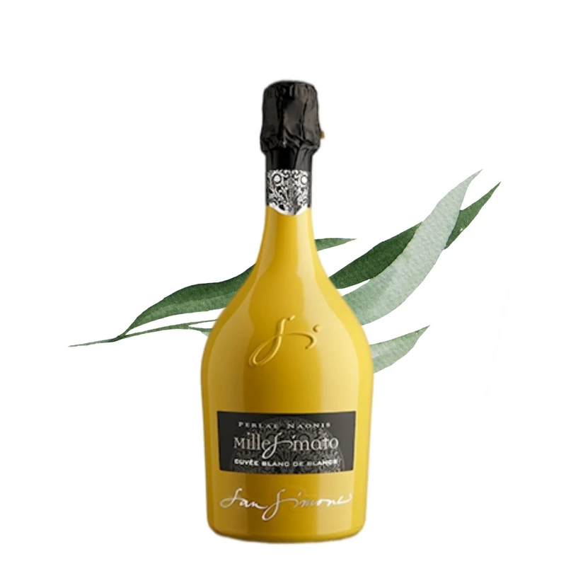 San Simone - Perlae Naonis Cuveé Blanc de Blancs Millesimato Brut - Sárga