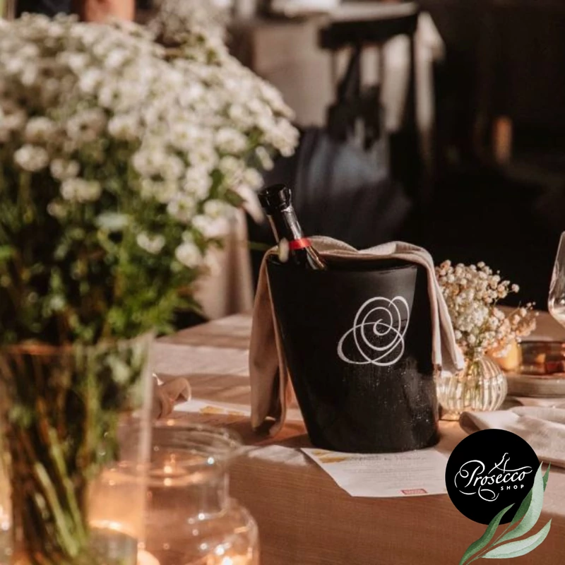 ANDREOLA - Pezsgő- és borhűtő / Ice bucket (akril) - fekete - kicsi