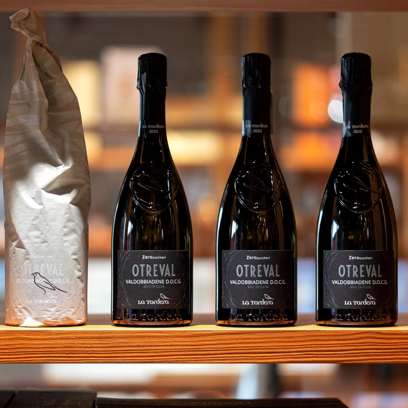 LA TORDERA - Otreval Rive Di Guia Valdobbiadene Prosecco Superiore DOCG Zero Zuccheri / Brut Nature 0,75 l