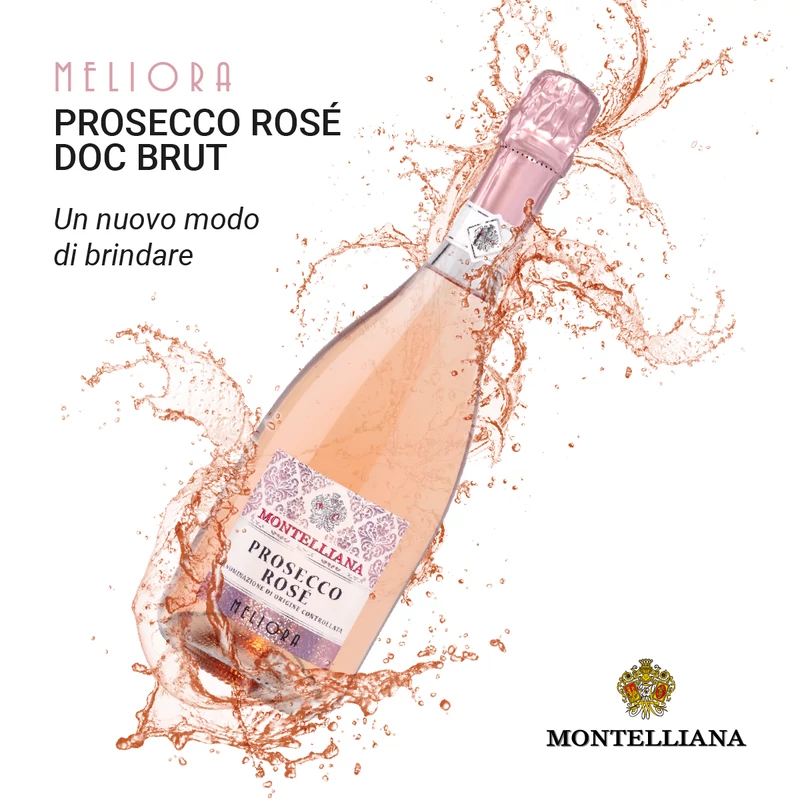 MONTELLIANA - Meliora Prosecco Rosé Millesimato Brut 0,75 l